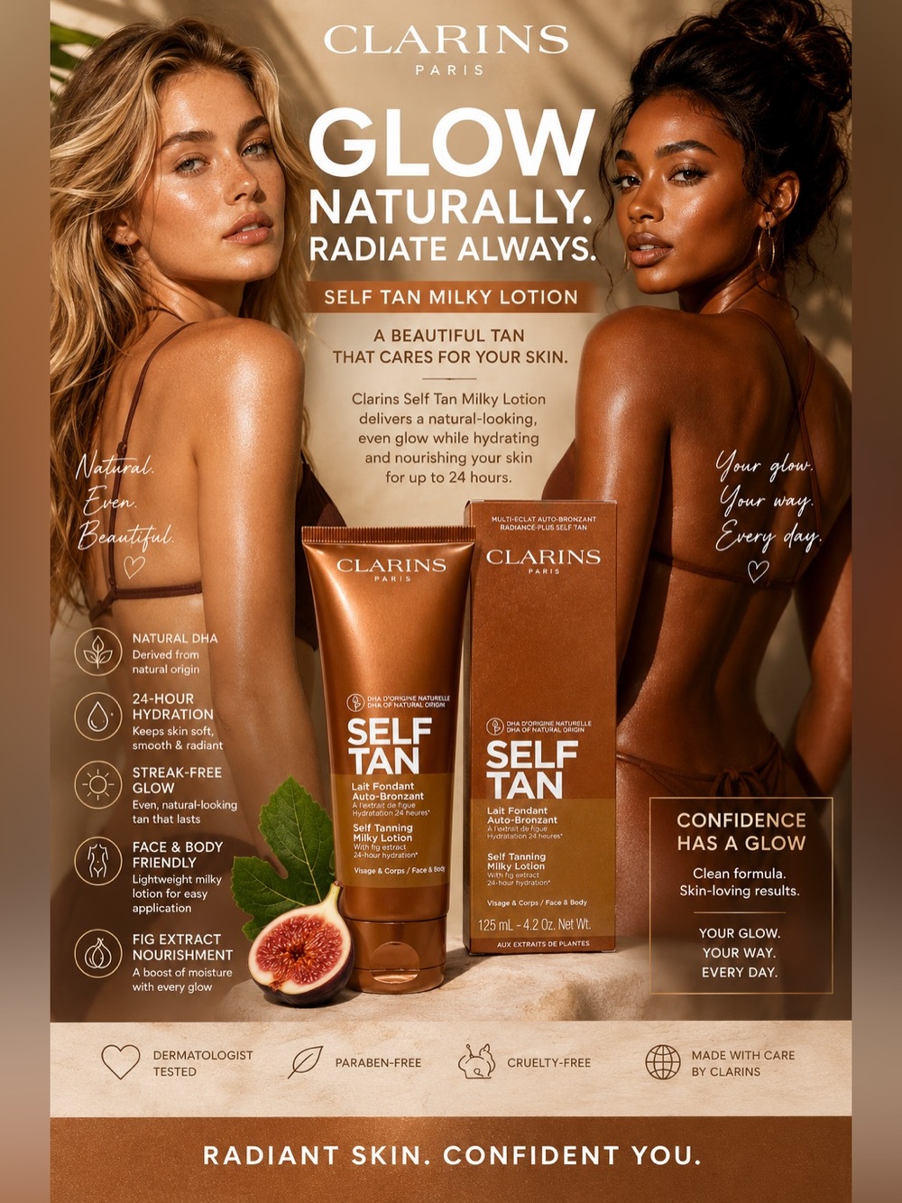 Clarins Self Tan Express Self Tanning Fresh Gel